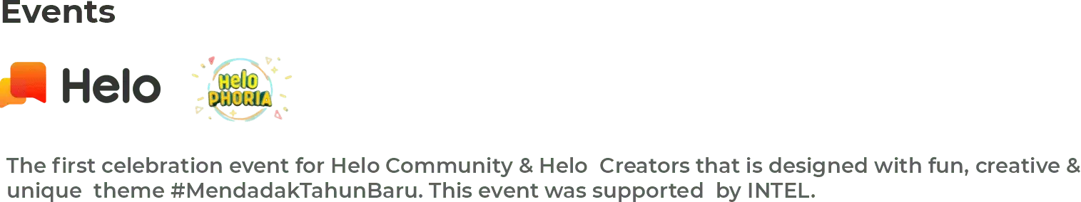 Helo Event Description